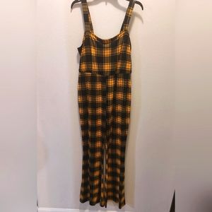 Women XL Yellow and Black Jumpsuit by Rue+